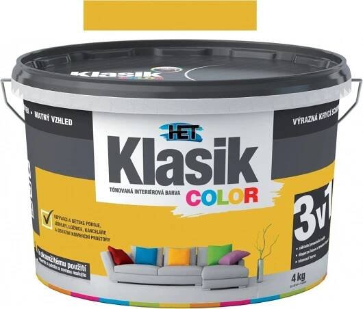 HET Klasik color 4kg KC 628 žlutý