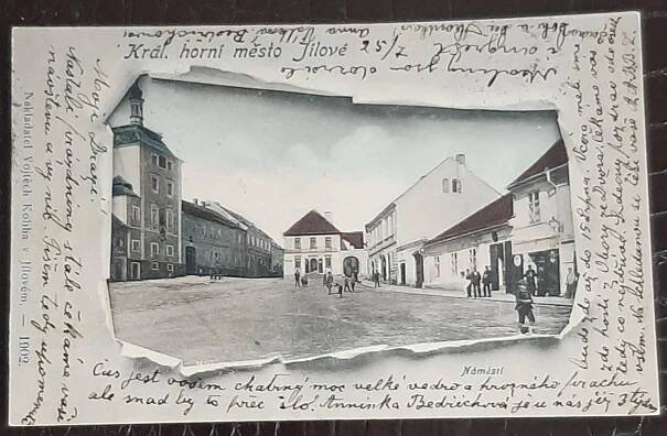 Praha-Západ Král.horní město Jílové u Prahy náměstí DA