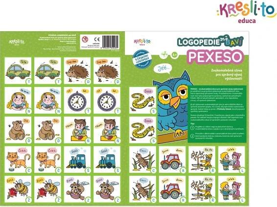 Logopedie mě baví? Pexeso - zvukomalebná slova