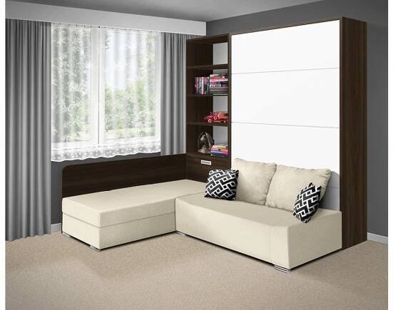 Motorová sklápěcí postel s pohovkou VS 21066 - 160x200 cm - Nabytekmorava