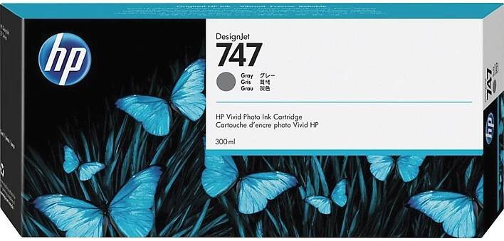 HP P2V86A 747 300-ML cartridge šedá - originální | ab-com.cz