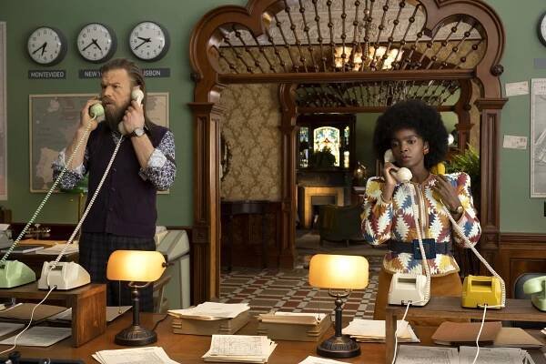 Benediktova tajemná společnost - Nebezpečná cesta - Z filmu - Ryan Hurst, MaameYaa Boafo