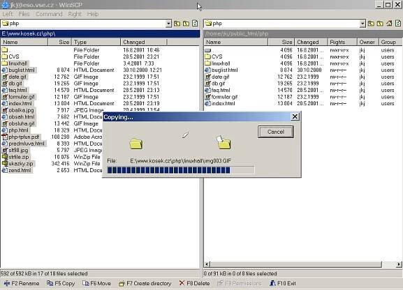 WinSCP – vysoká bezpečnost v uživatelsky příjemném hávu
