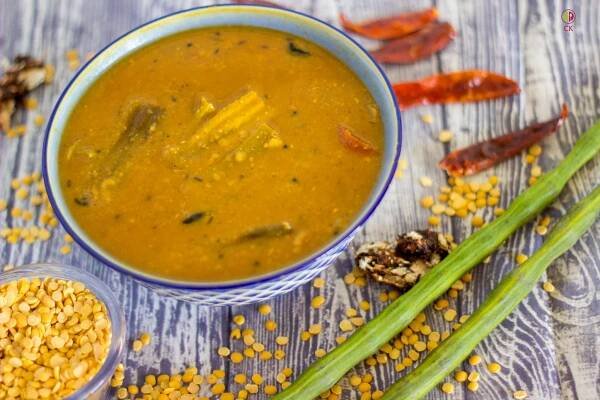 Munagakaya or Drumstick Sambar Recipe