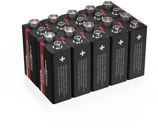 Ansmann Industrial baterie 9 V alkalicko-manganová 9 V 10 ks : Půhy.cz