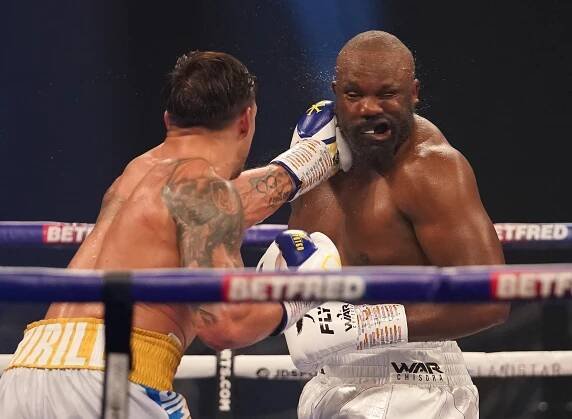  Usyk landed the more accurate shots throughout the night