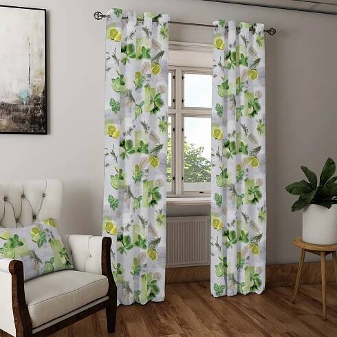 Závěs dekorační nebo látka, OXY Citrony 150 cm