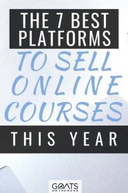 Learn where to create and sell online courses. In this post, we show you the 7 best  platforms to sell online courses! Let us help you make money by selling your own online courses now! | #onlinecourse #onlinemarketing #digitalnomads