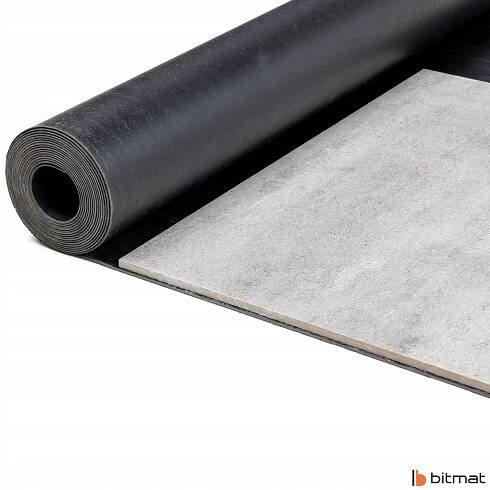 Technická tvrdá Lita EPDM guma 2 mm 2000 kg/m3 odhlučnění bytů za 79.00CZK - Allegro