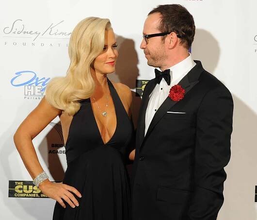 Jenny McCarthy and Donnie Wahlberg attends the Dancing with the Stars Charity event hosted by Jenny McCarthy on August 24, 2013 at Hotel Baker in St Charles, Illinois