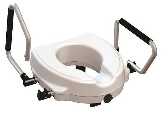 Timago King 12FA Nástavec na WC 12 cm s odklopnými madly