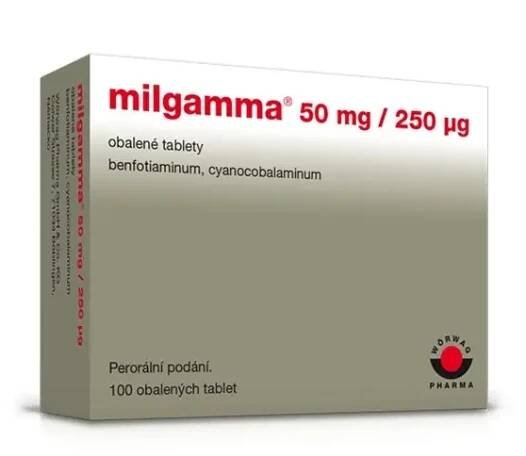 milgamma 50 mg/250mcg.tbl.obd.100