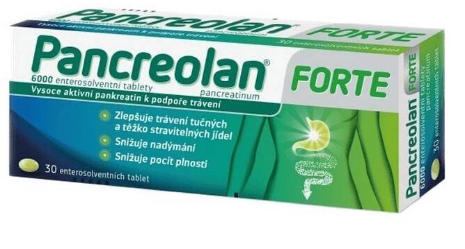 PANCREOLAN Forte 6000U 30 tablet