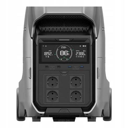 ECOFLOW PŘENOSNÁ NAPÁJECÍ STANICE DELTA PRO 3 PRO FOTOVOLTAICKÉ PANELY