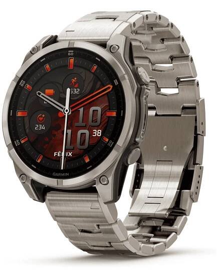 Garmin Fenix 8 AMOLED 47mm Sapphire Graphite Titanium Strap 010-02904-40