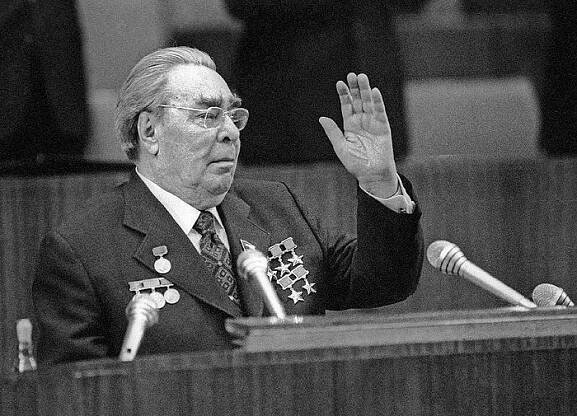 Generální tajemník ÚV KSSS Leonid Brežněv. Foto sbírka VHÚ
