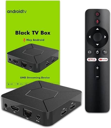BOXPUT Set Top Box Q5 Android TV Box Android 10 H316 Chip Značka žádná značka