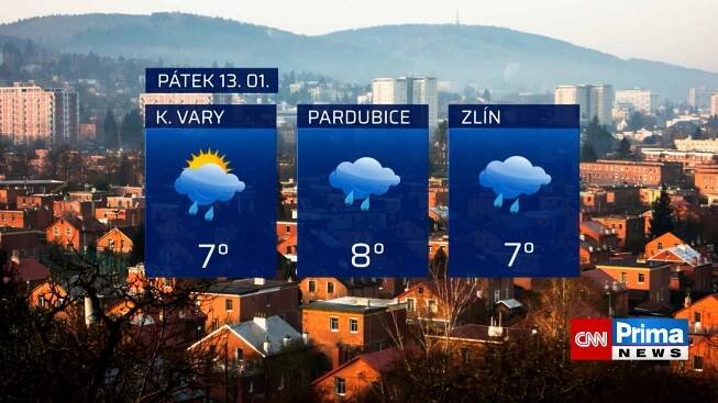 Předpověď počasí 13. 1. 2023