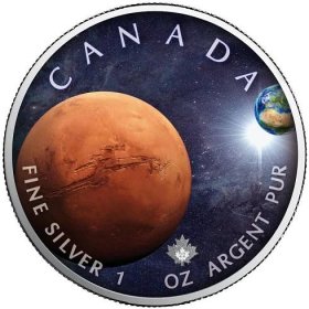 1 Nová série sluneční soustava!!!  MARS - 1 OZ (5.) Super investice! - Numismatika
