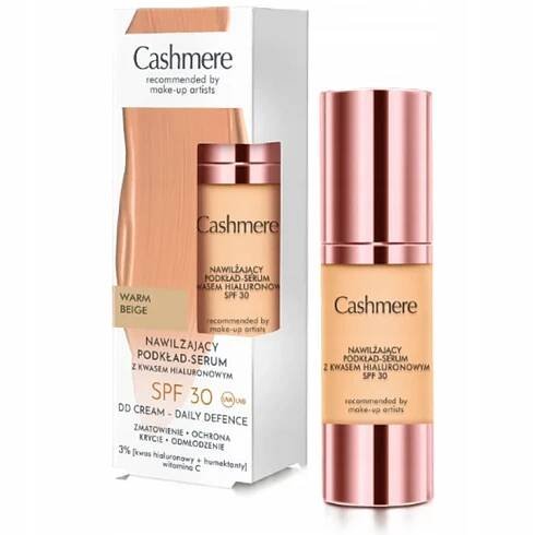 Cashmere DD Hydratační a matující Podkladová Báze SPF 30 Warm Beige 30 ml