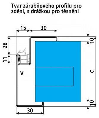 Protipožární ocelové zárubně pro sádrokarton/zděnou příčku