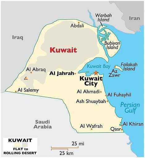 Kuwait Maps & Facts