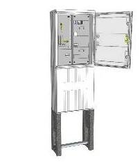 Elektroměrový rozvaděč ELPLAST-KPZ PRVO 1/3x20 43.1.3 pilíř (3D)