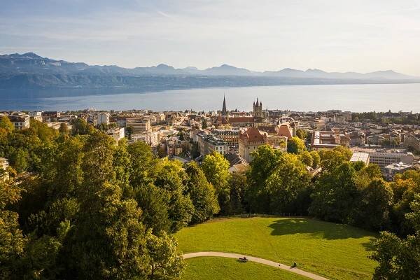 The city of Lausanne