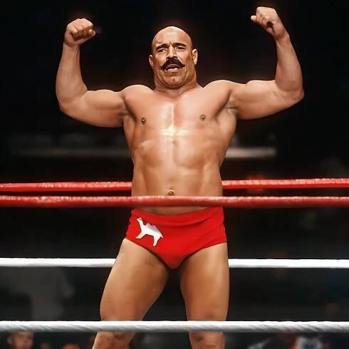 The one and only Iron Sheik.