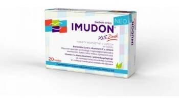 Imudon NEO +Zinek 20 tablet rozp.v ústech se sladidly