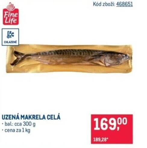 Makrela akce a cena Makro – říj 2025