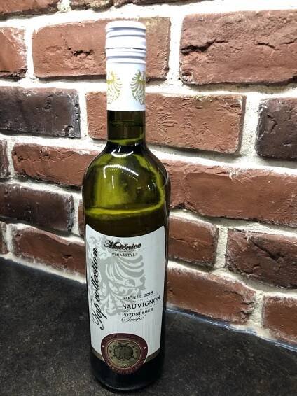 Víno Sauvignon 2018, pozdní sběr, Vinařství Mutěnice, s.r.o.