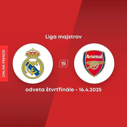 Liga majstrov: Futbalisti Arsenalu vyhrali aj v odvete a vyradili Real Madrid
