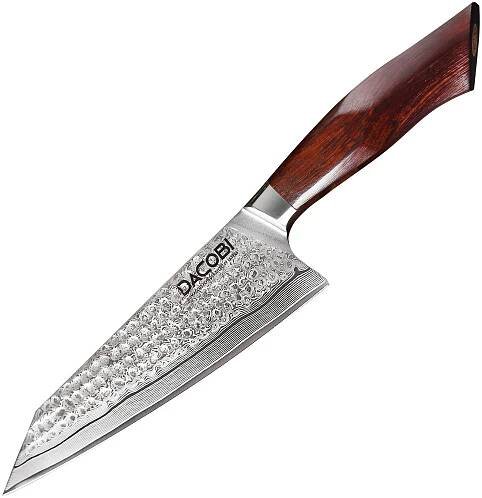 Nůž Kiritsuke C30, Damašková ocel, 21.5 cm
