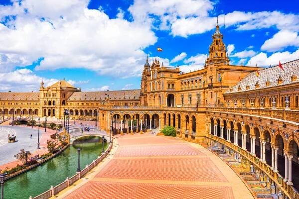 Plaza de Espana, Sevilla — Stock obrázek