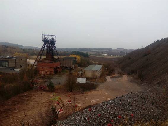 Fotografie - Bývalý uranový důl Příbram, šachta číslo .15 - 15.11.2020