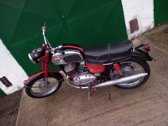 Jawa 350 typ 362 californian- velmi  pěkný original stav - Auto-moto