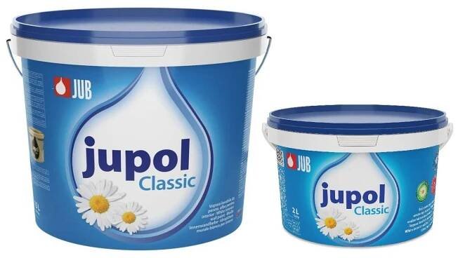 JUB JUPOL Classic Farba na stenu biela; matná; 15 l + 2 l zadarmo