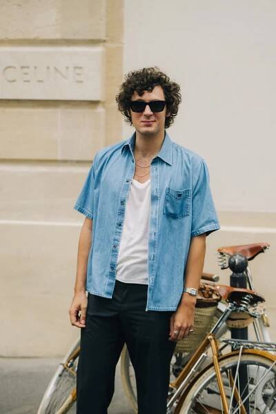 Vincent Lacoste at the Celine Spring 2026 Ready-to-Wear show