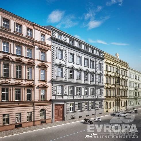 Pronájem bytu 1+kk 30 m², Peckova, Praha - Karlín
