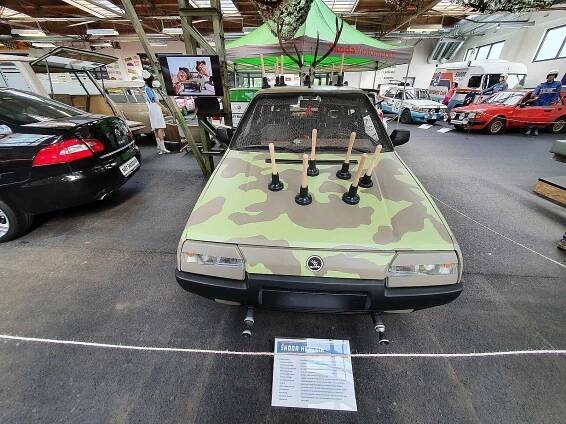 Automuzeum Svět Škodovek v Mrači.