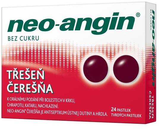 Neo-angin Třešeň 24 pastilek
