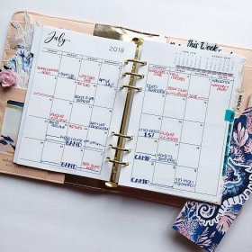 One Book July: Week 1 - Planner and Paper