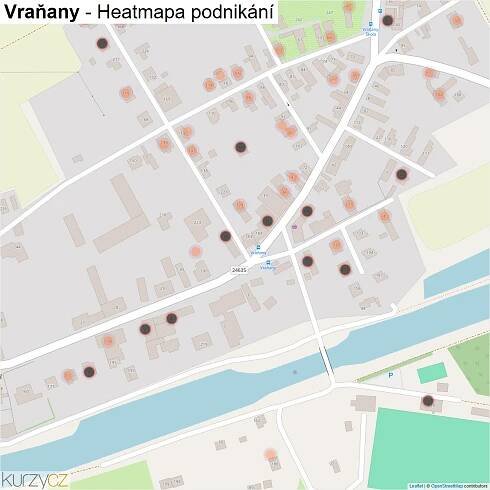 Vraňany - mapy | Kurzy.cz