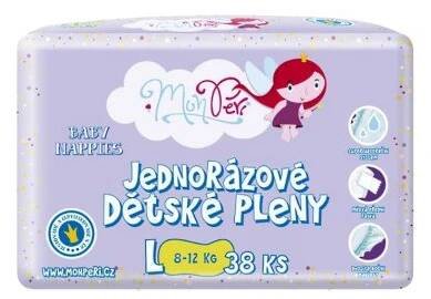 MonPeri - dětské plenky L 8-12kg, 38ks