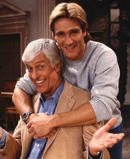 Dick Van Dyke as Dick Burgess and Barry Van Dyke as Matt Burgess on 'The Van Dyke Show'. 