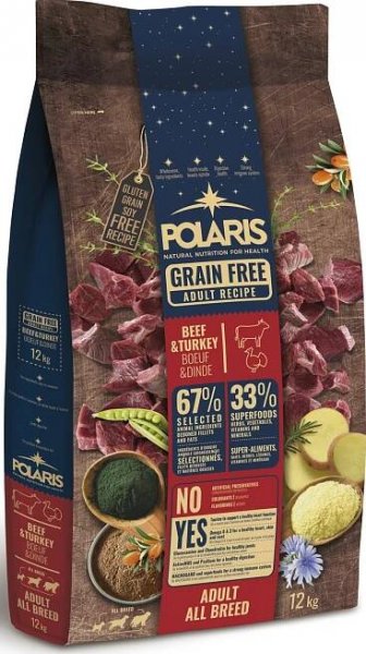 Polaris Dog Adult Medium Beef/Turkey