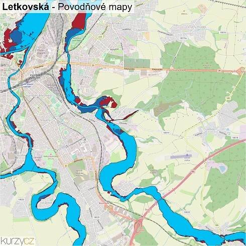 Letkovská - mapy | Kurzy.cz