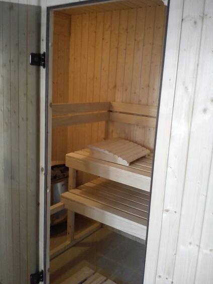 Vestavěná finská sauna