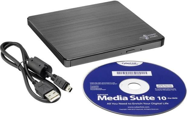 HL Data Storage GP60 externí DVD vypalovačka Retail USB 2.0 černá